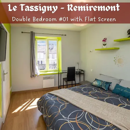Le Tassigny 3 Etoiles - Hyper-Centre Balneo Wifi Parking Apartment Remiremont Exterior photo